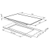 Smeg Piano Design PU75ES - 28" Piano Design Gas Cooktop in Polished Stainless Steel
