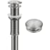 Kraus PUL10SFS - Pop-Up Drain for Bathroom Sink with Extended Thread without Overflow in Spot-Free Stainless Steel