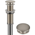 Kraus PUL10SN - Pop-Up Drain for Bathroom Sink with Extended Thread without Overflow in Satin Nickel
