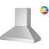 BlueStar Pyramid Series PY042ML - 42 Inch Wall Mount Range Hood in Front View