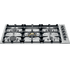 Bertazzoni QB36M500XLP - 36" Gas Cooktop with 5 Sealed Brass Burners