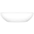 Rohl Barcelona VBBAR64MSMNO - 13 Inch Oval Vessel Bathroom Sink with Drain Hole Center