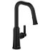Rohl Trattoria TTSQ101BK - Trattoria Single-Handle Pull-Down Kitchen Faucet with 1.5 GPM Flow Rate in Black