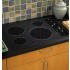 GE CleanDesign JP346BMBB - Black Surface with Black Accents