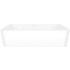 Rohl Edge™ VBEDG45NO - 12 Inch Rectangular Vessel Bathroom Sink with Drain Hole Center