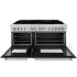ZLINE RABLM60 - 60 Inch Pro-Style Double Oven Dual Fuel Range 7.4 cu. ft. Convection Oven