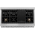 ZLINE RABRGR48 - 48 Inch Pro-Style Double Oven Dual Fuel Range 7 Italian Sealed Burners