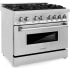 ZLINE RAGR36 - 36 Inch Pro-Style Dual Fuel Range in Stainless Steel