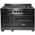 ZLINE RAB48 - Professional 48 in. 6 cu. ft. Double Oven Dual Fuel Range in Black Stainless Steel