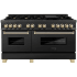 ZLINE Autograph Edition RABZ60G - 60 Inch Pro-Style Double Oven Dual Fuel Range