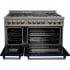 ZLINE RASBG48 - 48 Inch Pro-Style Double Oven Dual Fuel Range 6.0 cu. ft. Convection Oven