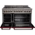 ZLINE RASRG48 - 48 Inch Pro-Style Double Oven Dual Fuel Range 6.0 cu. ft. Convection Oven