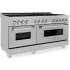 ZLINE RASN60 - 60 Inch Pro-Style Double Oven Dual Fuel Range Angle View