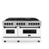 ZLINE Autograph Edition RASZWM60MB - 60 Inch Pro-Style Double Oven Dual Fuel Range