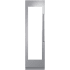 Dacor Contemporary RAW24AMLHSR - 24" Left Hinge Wine Cellar Door Panel with Modernist Handle in Silver Stainless Steel