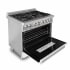 ZLINE RAWMGR36 - 36 Inch Pro-Style Dual Fuel Range 4.6 cu. ft. Convection Oven