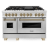 ZLINE Autograph Edition RAZ48CB - 48 Inch Pro-Style Double Oven Dual Fuel Range
