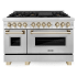 ZLINE Autograph Edition RAZ48G - 48 Inch Pro-Style Double Oven Dual Fuel Range