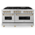 ZLINE Autograph Edition RAZ60CB - Front - Champagne Bronze Accents