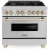 ZLINE Autograph Edition RAZ36G - 36 Inch Freestanding Dual Fuel Range