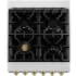 ZLINE Autograph Edition RAZWM24CB - 24 Inch Pro-Style Dual Fuel Range 4 Italian Sealed Burners