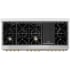 ZLINE Autograph Edition RAZWM60CB - 60 Inch Pro-Style Double Oven Dual Fuel Range 9 Italian-Made Sealed Burners