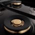 ZLINE Autograph Edition RAZWM48CB - 48 Inch Freestanding Double Oven Dual Fuel Range Italian Brass Burners