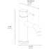 ZLINE RBCN1BFMB - Single Handle Bath Faucet in Matte Black