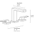 ZLINE RBCN3BFBN - Modern Widespread Bath Faucet in Brushed Nickel