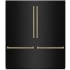 ZLINE Autograph Edition RBITZBS72CB - 72 Inch Built-In 4-Door French Door Refrigerator