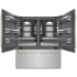 ZLINE Autograph Edition GRBITZSN72CB - 72 Inch Built-In 4-Door French Door Refrigerator