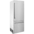 ZLINE RBIVSN30 - 30 Inch Built-in Bottom Freezer Refrigerator Angle