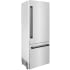 ZLINE Autograph Edition RBIVZ30430MB - 30 Inch Built-In Bottom Freezer Refrigerator in Stainless Steel with Matte Black Accents