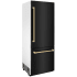 ZLINE Autograph Edition RBIVZBS30CB - 30 Inch Built-In Bottom Freezer Refrigerator