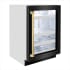 ZLINE Autograph Edition RBSOZBS24G - Touchstone 24 Inch Beverage Center with Black Stainless Steel Glass Door, Polished Gold Handle