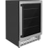 ZLINE Autograph Edition RBVZUS24MB - Monument Series 24 Inch Beverage Center in Stainless Steel with Matte Black Accents