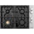 ZLINE RCBR30PBT - 30 Inch Gas Cooktop 4 Sealed Brass Burners