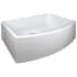 Rohl Shaws Original RC3021BS - Shaws Waterside Single Bowl Bowed Fireclay Apron Sink (Shown in White)
