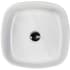 Nantucket Sinks Regatta Collection RC4033MW - 15 Inch Topmount Square Bathroom Sink with 5 Inch Bowl Depth