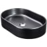 Nantucket Sinks Regatta Collection RC5022MB - 24 Inch Top Mount Oval Bathroom Sink with 5 Inch Bowl Depth