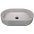 Nantucket Sinks Regatta Collection RC5022MW - 24 Inch Top Mount Oval Bathroom Sink with 5 Inch Bowl Depth