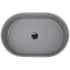 Nantucket Sinks Regatta Collection RC5022C - 24 Inch Top Mount Oval Bathroom Sink with 5 Inch Bowl Depth