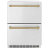 ZLINE Autograph Edition RDSOZST24CB - Touchstone 24 Inch Built-In Undercounter Double Drawer Refrigerator