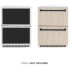 ZLINE Autograph Edition RDSPOZ24MB - Touchstone 24 Inch Built-In Undercounter Double Drawer Refrigerator Panel-Ready Design (Panels Not Included)