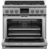 Fisher &amp; Paykel Series 9 RDV3366L - Dual Fuel Range, 36", 6 Burners, Self-cleaning