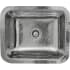 Nantucket Sinks Brightwork Home Collection RES - 17 Inch Rectangle Dual Mount Bar Sink with 18 Gauge Stainless Steel