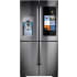 Samsung RF28K9580SR - 36" 4-Door FlexZone Stainless Steel Refrigerator with Family Hub WiFi-Enabled LCD Touchscreen