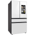 Samsung BESPOKE RF29BB890012 - 36 Inch Freestanding Smart 4-Door French Door Refrigerator Side
