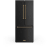 Thor Kitchen Gordon Ramsay Collection RF3017FFD00BRZ - 30 Inch Freestanding French Door Counter Depth Refrigerator