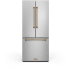 Thor Kitchen Gordon Ramsay Collection RF3017FFD99BRZ - 30 Inch Freestanding French Door Counter Depth Refrigerator